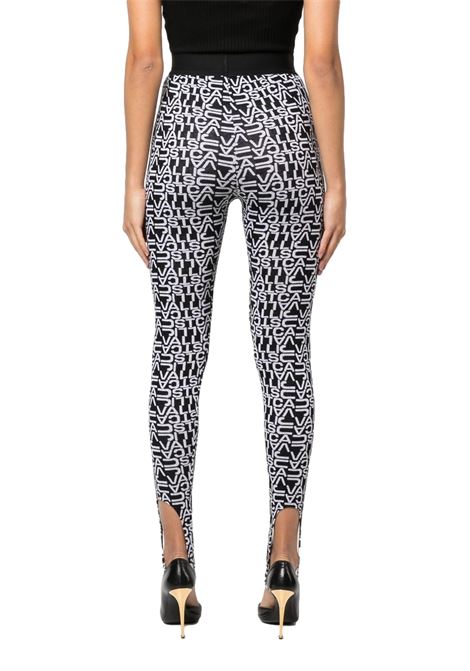 Leggings con staffa logo all-over JUST CAVALLI | Pantaloni | S04KA0339 N21661900